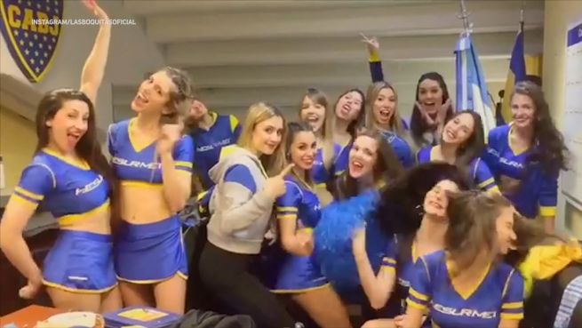 go to Keine Objekte: Boca Juniors entlassen Cheerleader